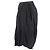 Falda midi drapeada asimétrica Yohji Yamamoto en algodón negro - vista 2