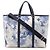 Borsa tote 2 in 1 Monogram Watercolor Louis Vuitton Bianco Blu