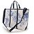 Borsa tote 2 in 1 Monogram Watercolor Louis Vuitton Bianco Blu - vista 2