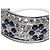 Autre Marque Pt900 Saphir-Diamant-Ring Blau - Ansicht 5