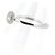 Autre Marque GSTV PT950 Diamantring Silber - Ansicht 2