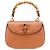 Gucci Brown Small Grained Calfskin Bamboo Night