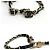Chanel 06P Chain Coco Mark Dog Leash and Collar Set Black Golden - view 4