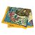 Chal grande de algodón Hermès con estampado Jungle Love Multicolor Verde Amarillo - vista 2