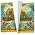 Chal grande de algodón Hermès con estampado Jungle Love Multicolor Verde Amarillo - vista 4