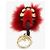 Fendi Real Fur Monster FF Pattern Key Ring Brown Red - view 4