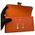 Cartera Long Constance de Hermès en Cuero Epsom Naranja - vista 7