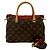 Borsa a mano in pelle Monogram Pallas BB di Louis Vuitton Marrone Rosso