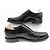 Monceau MOCASSINI LOUIS VUITTON BI-BUCLÉ 9.5 43.5 PELLE LUCIDA NERA Nero - vista 2