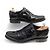 Monceau MOCASSINI LOUIS VUITTON BI-BUCLÉ 9.5 43.5 PELLE LUCIDA NERA Nero - vista 3