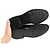 Monceau MOCASSINI LOUIS VUITTON BI-BUCLÉ 9.5 43.5 PELLE LUCIDA NERA Nero - vista 7