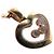 NUOVO COLLANA CHOPARD HAPPY DIAMONDS ICONS 79A611-0001 42CM 3 DIAMANTI D'oro - vista 7