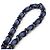 Bolso de hombro mini matelassé de terciopelo de Chanel Azul - vista 4