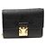 Billetera con cremallera bi-fold Louis Vuitton Monogram Empreinte Metis M80880 Negro