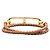 Bracciale in pelle Roulis Double Tour Hermès Marrone - vista 3