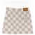 Damier Baumwollrock von Louis Vuitton Schwarz Beige Roh - Ansicht 2