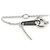 Autre Marque Collana in diamante Canal 4℃ PT850 Argento - vista 5