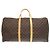 Borsa Boston Louis Vuitton Monogram Keepall Bandoulière 60 Marrone - vista 3