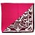 Silk In Foulard in seta Hermès Carré 90 Cadre Etrière Tattoo Rosa - vista 2
