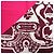 Silk In Foulard in seta Hermès Carré 90 Cadre Etrière Tattoo Rosa - vista 4