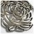Collana choker con pendente Camelia di Chanel Argento - vista 4