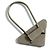 Prada Men's Triangle Logo Keychain - view 2