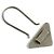 Prada Men's Triangle Logo Keychain - view 3