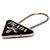 Prada Men's Triangle Logo Keychain - view 5