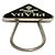 Prada Men's Triangle Logo Keychain - view 6