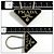 Prada Men's Triangle Logo Keychain - view 9