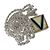 Collana Pendente Uomo Louis Vuitton V Plate - vista 4