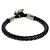 Bracciale in pelle Trenchato da uomo Bottega Veneta - vista 2