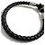 Bracciale in pelle Trenchato da uomo Bottega Veneta - vista 4