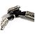Bracciale in pelle Trenchato da uomo Bottega Veneta - vista 6