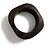Anillo cuadrado de madera y metal para hombres Louis Vuitton - vista 5