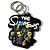 Portachiavi charm Balenciaga Simpsons da uomo