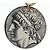 LOUIS VUITTON Monogram Portachiavi Cameo Charm Bianco MP3203 LV Auth 136742 Monogramma - vista 3