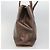 Borsa Tote LOEWE in pelle marrone oro Auth bs28741 D'oro - vista 4