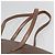 Borsa Tote LOEWE in pelle marrone oro Auth bs28741 D'oro - vista 8