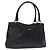 Borsa Tote in pelle nera e argento GUCCI 113015 Auth 138122 Nero