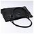 Borsa Tote in pelle nera e argento GUCCI 113015 Auth 138122 Nero - vista 6