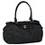 Borsa a mano Vala in nylon nero e argento di Salvatore Ferragamo Auth 139278