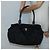 Borsa a mano Vala in nylon nero e argento di Salvatore Ferragamo Auth 139278 - vista 24