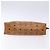 Borsa Clutch MCM Logogram Vicetos in Pelle PVC Marrone Oro Auth bs28761 D'oro - vista 6