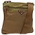 Borsa a Spalla PRADA in Nylon Marrone Argento Autentica 137514