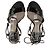 Dior Spartiates Lackleder Pumps mit Knöchelriemen schwarz - Ansicht 5