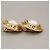 Chanel Vintage Round Clip-On Metal with Faux Pearl D'oro - vista 4