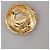 Chanel Vintage Round Clip-On Metal with Faux Pearl D'oro - vista 5