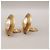 Chanel Vintage Round Clip-On Metal with Faux Pearl D'oro - vista 6