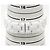 Orologio Chanel J12 quadrante argento H3404 Bianco - vista 5